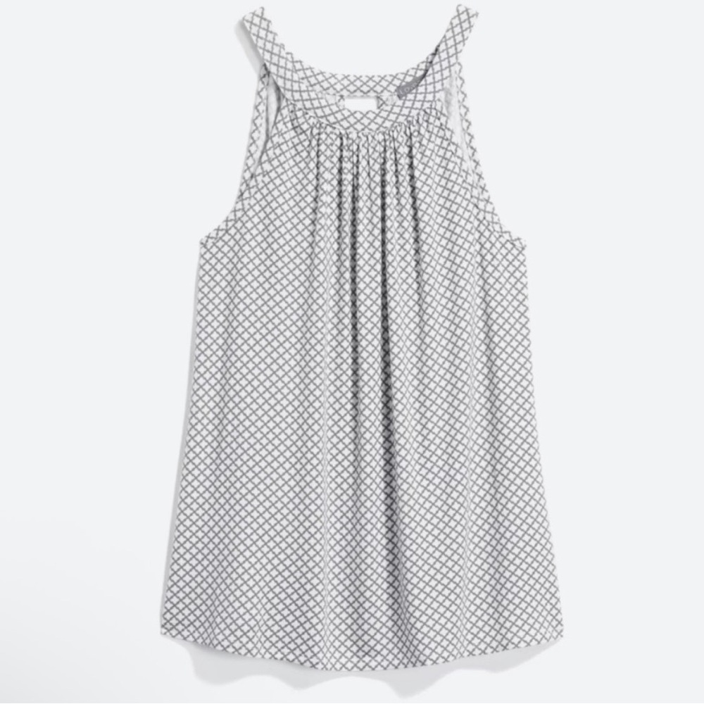 Loveappella Knit Halter Top Size *PETITE SMALL* Casual Neutral Sleeveless Top